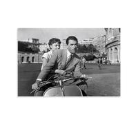 NeBaln Gregory Peck In Roman Holiday Poster d'œuvres d'art imprimé sur toile Décoration d'intérieur 60 x 90 cm