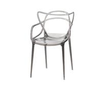 NEBE Chaise de Bureau Chaise de Salle à Manger Moderne en Cristal Transparent, Simple, Dossier for la Maison, Tabouret créatif Plastique Nordique, léger et Luxueux