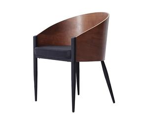 NEBE Chaise de Bureau Chaise de Salle à Manger Nordique, Chaise Dossier Restaurant Occidental, en Fer Simple, Maison Moderne