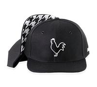 Nebelkind Casquette Snapback-Hommes Femmes The Cock Noir, Taille Unique onesize, Taille réglable, Unisexe, Style Streetwear, Casquette de Baseball avec visière Droite, Retro