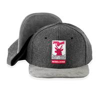 Nebelkind Casquette Snapback-Hommes Femmes The Stag Gris, Taille Unique onesize, Taille réglable, Unisexe, Style Streetwear, Casquette de Baseball avec visière Droite, Retro