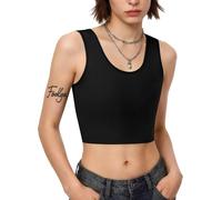 Nebility Trans Binder Pour Femme Transgender Tomboy FTM Chest Binder Corset de Poitrine Liant demi-poitrine Élastique respirant Tank Top