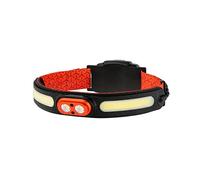NEBO Curvbeam 600 Flex - Lampe Frontale Rechargeable de 600 Lumens - Avec Faisceau Large de 180°, Résistance à l'eau IPX4 et Ajustement Confortable BackBalance