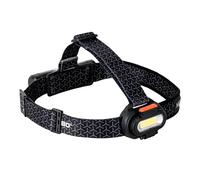 NEBO Einstein 1500 Flex - Lampe frontale rechargeable avec 5 modes d'éclairage - Accessoires de camping et de randonnée - Lampe frontale pour la course à pied et le sport en extérieur