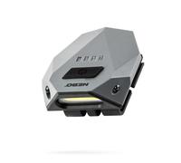 NEBO Einstein Cap 100 - Lampe frontale rechargeable - Accessoires de camping et de randonnée - Course à pied et sports de plein air - Résistante à l'eau - Avec LED verte de vision nocturne