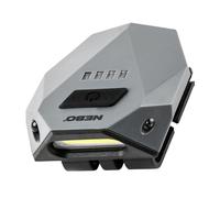 NEBO Einstein Cap 100 - Lampe frontale rechargeable - Accessoires de camping et de randonnée - Course à pied et sports de plein air - Résistante à l'eau - Avec LED verte de vision nocturne
