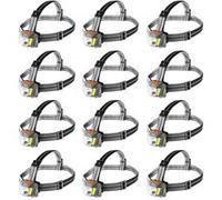 Nebo Lampe frontale Duo - Lot de 12 - 4 modes d'éclairage - Inclinable 90°