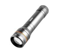 NEBO Newton 1000 - Lampe Torche - Lampe de poche LED étanche - Alimentation par piles AA avec base magnétique