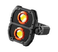NEBO Omni 3K - Lampe de travail pour les professionnels - Résistante aux chocs et à l'eau - Avec double sortie COB - Torche portable rechargeable USB-C avec poignée magnétique rotative