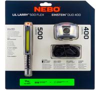 Nebo Tools Lampe De Poche Set-lil Larry 500 Flex & Einstein Duo 400