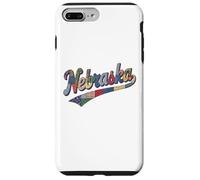 Nebraska Patchwork Script Cute Feminine State Womens Girls Coque pour iPhone 7 Plus/8 Plus