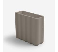Nebula 90 Jardinière rectangulaire en polyéthylène, fabriquée en Italie, beige