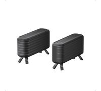 NEBULA Anker Lot de 2 Haut-parleurs Satellite sans Fil Wi-FI | IP54, étanches et résistants à la poussière, 8 heures d'autonomie, son surround 160 W, audio Dolby