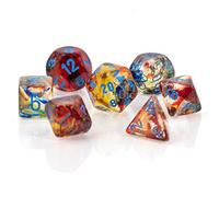 Nebula Polyhedral Primary/Turquoise Luminary 7 pièces