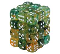 Nebula TM 12 mm d6 Spring/White Luminary Dice Block ? (36 dice)