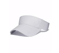 NebulaGlam Casquette Visière Sports, Hommes Femmes Casquette Visière Anti UV, Réglable Sun Visor Cap Unisexe Visière de Golf Tennis Visière pour la Plage,Cyclisme,la Course à Pied (Blanc)