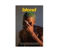 NebulaNova Album Blonde Cover Poster Rappeur Impression sur toile pour l'esthétique de la pièce Frank Ocean Art mural Salon Chambre Décor 16 x 24 pouces Sans cadre