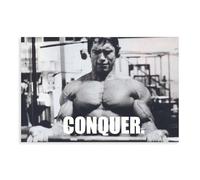 NebulaNova Arnold Schwarzenegger 4 Posters Toile Chambre Décoration Sport Paysage Bureau Chambre Décoration Cadeau Style sans cadre 16x24inch(40x60cm)