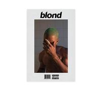 NebulaNova Frank Ocean Poster, Couverture d'album Blonde Impression sur toile pour décoration esthétique murale Chambre Dortoir Décor 40,6x61 cm Sans Cadre