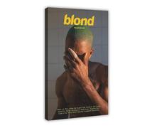 NebulaNova Poster sur toile Chanteur Frank Ocean Blonde - Décoration murale pour salon, chambre à coucher - 40 x 60 cm