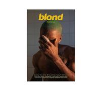 NebulaNova Poster sur toile Chanteur Frank Ocean Blonde - Décoration murale pour salon, chambre à coucher - 40 x 60 cm