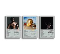 NebulaNova Travis Scott Couverture de l'album Poster sur toile Décoration murale Peinture pour salon, chambre à coucher, sans cadre, 30 x 45 cm