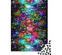 Nébuleuse à Bulles Colorées Casse-tête, Art Cosmique Abstrait à Bulles, 1000 Pièces, Papier Recy adeau pour Femmes & Hommes, Jeu de Famille Stimulant Difficile, 70x50cm/1000pcs