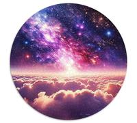 nébuleuse cosmique1000 Pièces pour Puzzles pour Adultes Et Enfants universPuzzle Rond, Jeu Éducatif, Challenge Toy, Décoration, Cadeau, Difficile, Impossible1000pcs (67.5x67.5cm)
