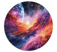 nébuleuse cosmique1000 Pièces Puzzles pour Adultes Et Enfants universPuzzle Circulaire, Décoration Moderne, Jeu, Cadeau Unique, Décoration, Cadeau, Difficile, Impossible1000pcs (67.5x67.5cm)