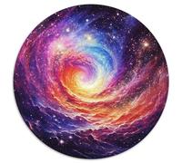 nébuleuse cosmique1000 Pièces Puzzles pour Adultes Et Enfants universPuzzle Circulaire, Doodle Puzzle, Décompression, Cadeau, Difficile, Impossible1000pcs (67.5x67.5cm)
