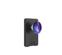 Nébuleuse Galaxie Bleue Violette PopSockets PopWallet pour MagSafe
