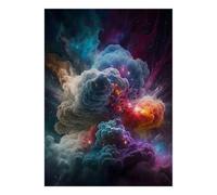 Nébuleuse Nuage Espace Puzzle, 1000 Pièces Jeu Intérieur Adulte | 38x26cm Carton, Exercice Mental, Finition Surface Lisse, Amateurs De Puzzles, Réduction Du Stress