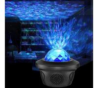 Nébuleuse Nuage Plafond Galaxy Star Projecteur Veilleuse avec Musique Haut-Parleur et Télécommande pour Chambre Décor À La Maison pour Bébé Enfants Adultes Décoration Anniversaire