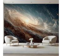 Nébuleuse Papier Peint Photo 100 x 70 cm Univers Murale Papier Peint | Papier Peint Photo Auto-Adhésif, Effets 3D Mat Murale Photo Canevas pour Couloir Hôtel Bureau Salle de Jeux Chambre à Thème