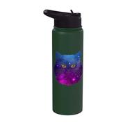 Nébuleuse spatiale du chat Chat persan Tomcat Stainless Steel Insulated Water Bottle