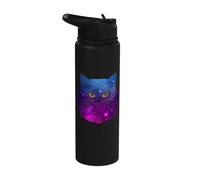 Nébuleuse spatiale du chat Chat persan Tomcat Stainless Steel Insulated Water Bottle