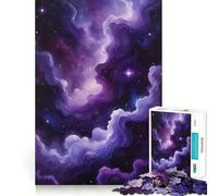 Nébuleuse Violette Puzzle du Signe du Zodiaque Sagittaire 1000 pièces pour Adolescents Se Souvenir, Booster, Moment de sérénité, découpe Lisse, Cadeau élégant (50x75cm)
