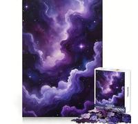 Nébuleuse Violette Puzzle du Signe du Zodiaque Sagittaire 1000 pièces pour Adolescents Se Souvenir, Booster, Moment de sérénité, découpe Lisse, Cadeau élégant (50x75cm)