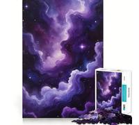Nébuleuse Violette Puzzle du Signe du Zodiaque Sagittaire pour Adultes, 1000 pièces, 38x52cm, Remember Upgrade Peaceful Time Tight Cut Santa Wish List
