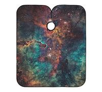 Nébuleuses Et Galaxies Dans L'Espace Lointain Cape De Coupe Imperméable Blouse Coiffeur Accessoires Cape De Cheveux Pour Instituts De Beauté Barber Salon 140X168Cm