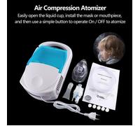 Nébuliseur Atomiseur OUTAD - Enfant Adulte - Air Compression - Céramique Tourmaline - Blanc