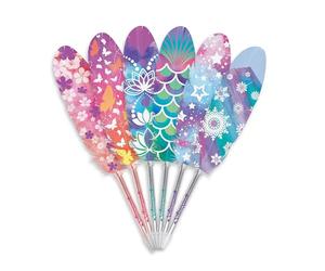 NEBULOUS - Quill Feather Pen-Counter Display (24 pièces) Crayons Multicolore (NS11541)
