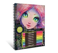 Nebulous Star NS11111 Colouring Book, 9 Piece Set,Black