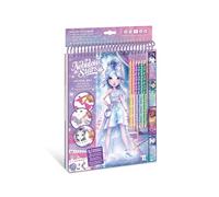 Nebulous Stars Carnet de croquis de mode - Édition Star Gala, livre de design créatif pour enfants de 7 ans et plus pour dessiner, colorier et créer des looks tendance, pages d'inspiration et