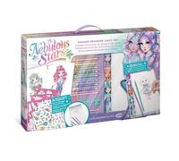 Nebulous Stars Fashion Designer Light Pad Pad ultra fin avec pochoir, bloc de croquis, autocollants et crayons de couleur, kit créatif et tendance pour enfants