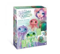 Nebulous Stars Kit de Méduses Luminescentes - 3 Belles Méduses Fluorescentes - Kit Suspension Luminaire avec 63 perles