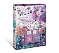 Nebulous Stars NS11012 - Kit créatif de Tatouages et de Nail Art avec Tatouages et Peinture corporelle - pour Fille à partir de 7 Ans - Idée Cadeau