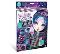 Nebulous Stars Sketchbook - Papier noirConcevez votre propre étoile sur du papier à dessin noir avec 5 stylos à encre néon