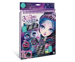 Nebulous Stars Zentangle Black Pages Creative Sketchbook - Eclipsia, Multi, NS11121