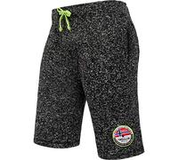 Nebulus Azur P5610 Short en polaire pour homme Noir chiné Taille XXL